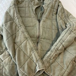 Free People Women's Dolman Quilted Knit JACKET